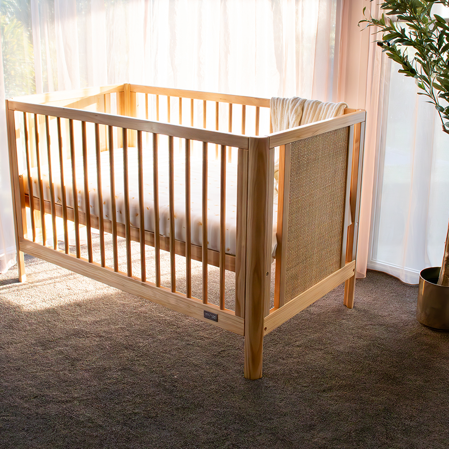 Aliya Rattan Cot - Natural