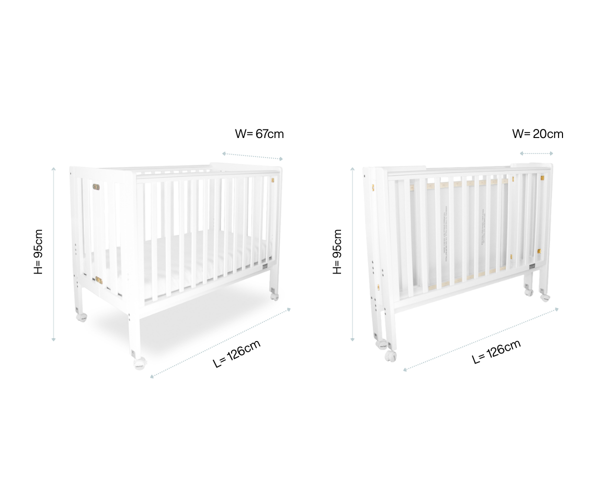 Fold N Go Timber Cot