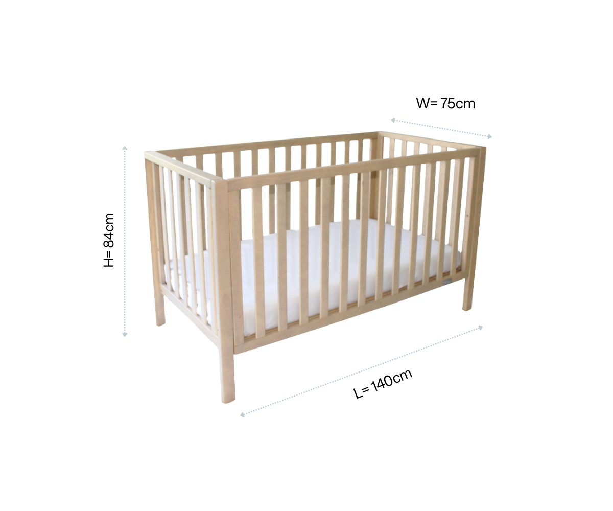 Lulu Cot 3 in 1 - Natural