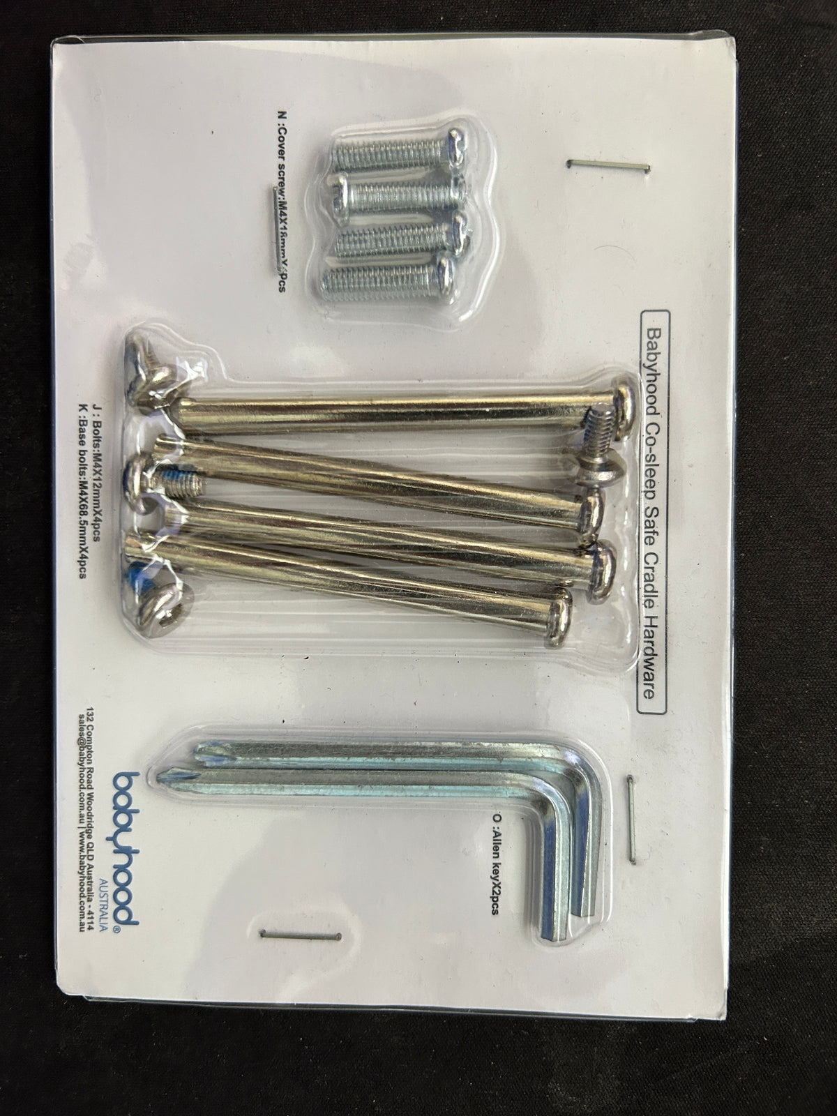 Cot Hardware Kit