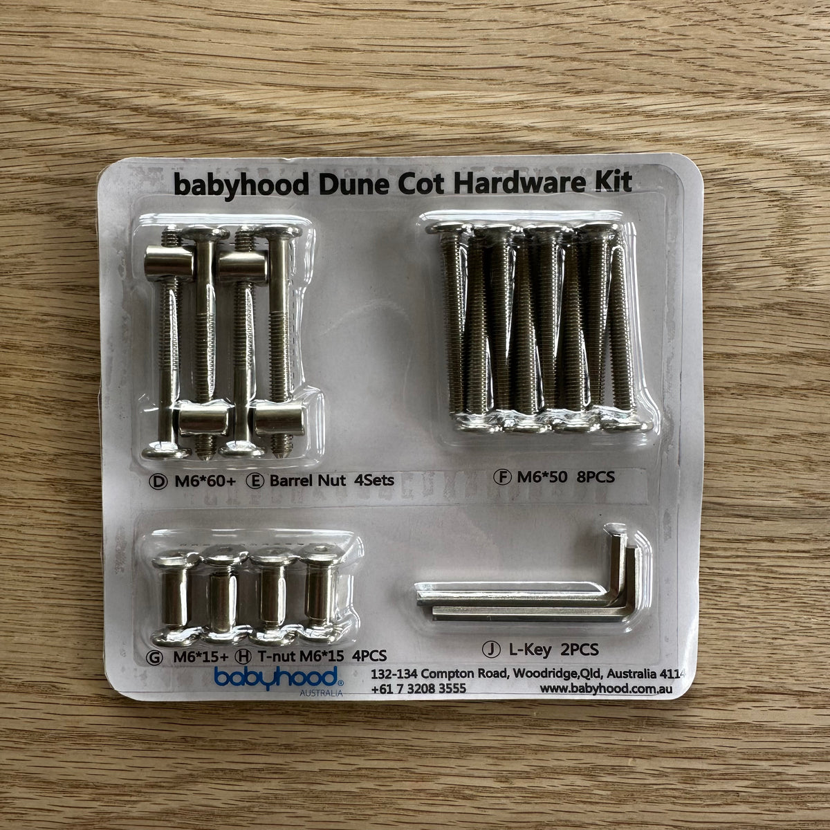 Cot Hardware Kit