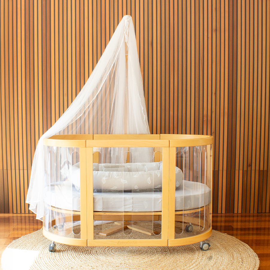 Cot Net & Stand-Beech