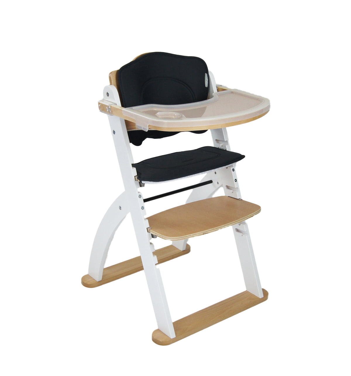Ava High Chair- White / Beech