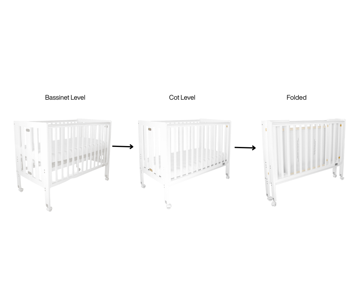 Fold N Go Timber Cot