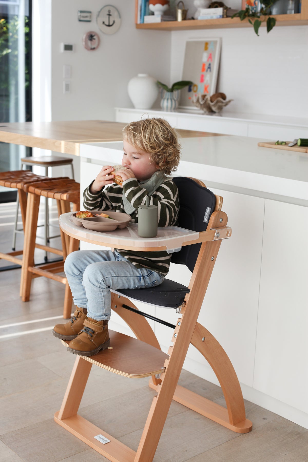 Ava High Chair - Beech