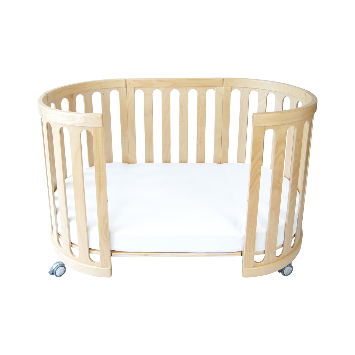 Sova Classic 5 in 1 Cot and Mattress - Beech