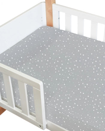 Standard Jersey Cotton Fitted Sheet - Drops