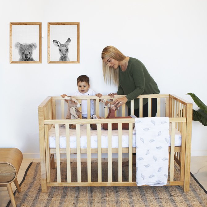 Lulu Cot 3 in 1 - Natural