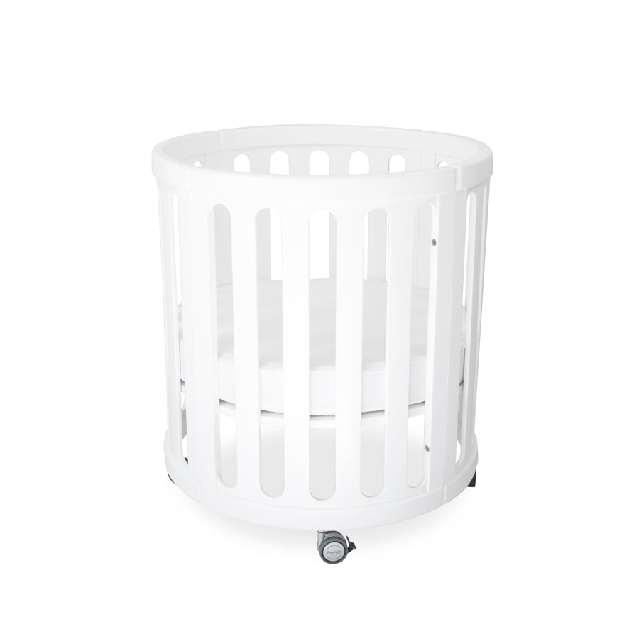 Sova Classic 5 in 1 Cot and Mattress - White