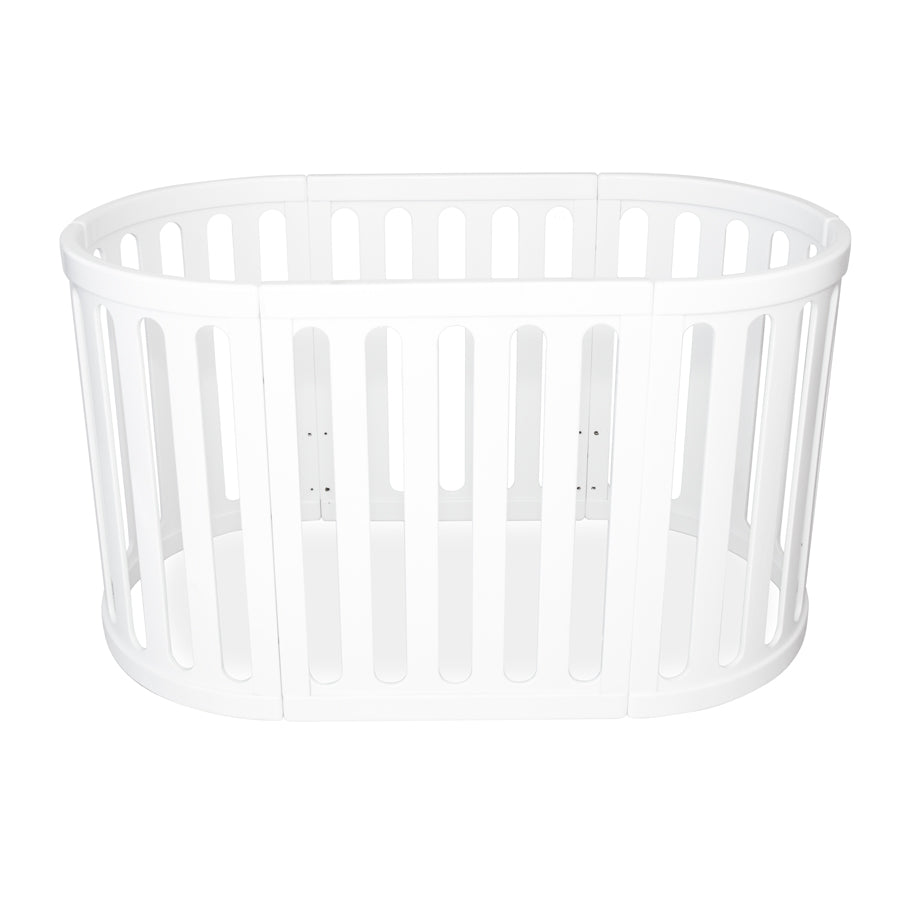 Sova Classic 5 in 1 Cot and Mattress - White